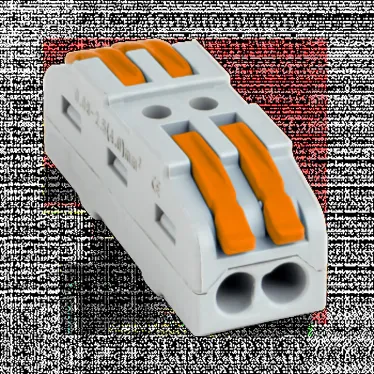 Строительно-монтажная клемма СМК 222-422 проходная 2 полюса 0,08-4мм2 (25шт.) PROxima