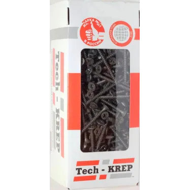 Саморез гипсокартон/металл 3,5х35 черный (200шт) - коробка