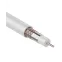 Кабель коаксиальный PROconnect LIGHT RG-6U, 75 Ом, CCS/Al/Al, бухта 100 м, бел