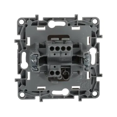 ETIKA Переключатель одноклавишный слоновая кость винтовые зажимы 10A