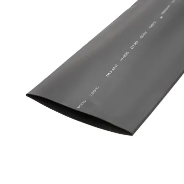 Термоусаживаемая трубка 120,0 60,0 мм, черная, упаковка 10 шт. по 1 м, REXANT