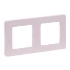Рамка 2 поста INSPIRIA розовая