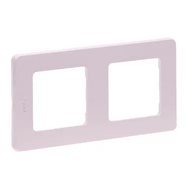 Рамка 2 поста INSPIRIA розовая