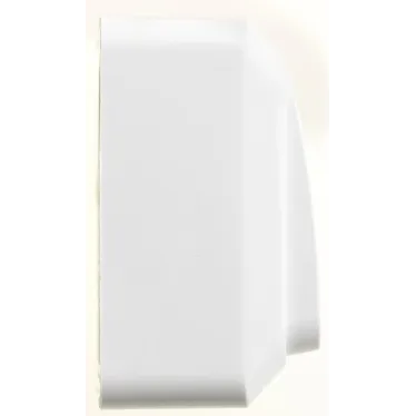 ЭТЮД Выключатель одноклавишный наружный с подсветкой белый сх.1