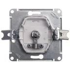 GLOSSA Розетка телевизионная TV проходная в рамку 4дБ белая