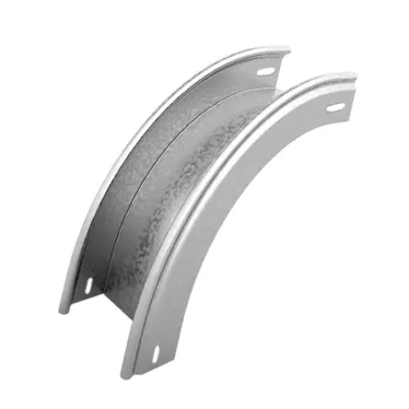 Угол внешний плавный 90 град. к лотку 300х50, толщина 0,7 мм, Сендзимир цинк