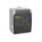 ФОРС Розетка наружная с заземлением с крышкой IP54