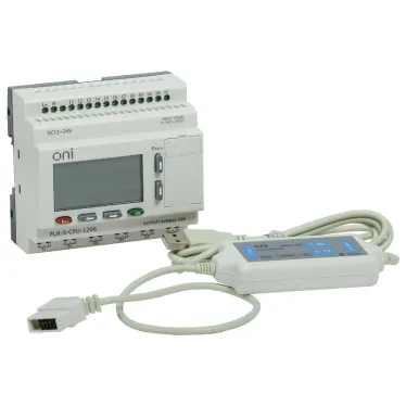 Стартовый набор программируемого логического реле . Включает PLR-S-CPU-1206 и кабель для программирования PLR-S-CABLE-USB. Напряжение питания 24В DC