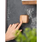 Выключатель одноклавишный ОП Минск 10А светлое дерево