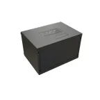 Шкаф настенный 19-дюймовый 19'' 9U 500x600х600мм стеклянная дверь с перфорацией ручка с замком черный RAL 9004 WRline''