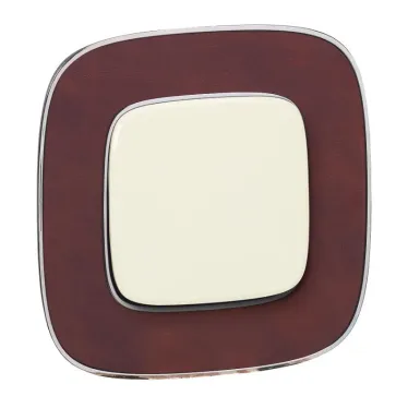 Valena ALLURE Рамка 1 пост Кожа универсальная