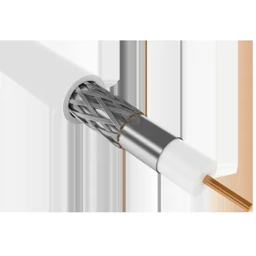 Кабель коаксиальный RG6 CCS 75Ом FPE PVC бел (100 m) GENERICA