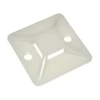 Площадка самоклеящаяся 25х25 белая под хомуты (20шт)