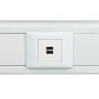 Розетка USB, сила тока 2.1 А (2 гнезда) без индикатора