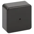 Распаячная коробка BS-B-100-100-50 для кабель-канала черная 100х100х50мм IP40