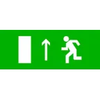 Пиктограмма ''Направление прямо'' 240х95мм (для SAFEWAY-10)