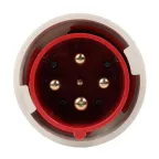 Вилка 034-63А-6h-380AC-3P+PE-IP67