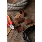 Заглушка (40х16) (4 шт) Plast под темное дерево