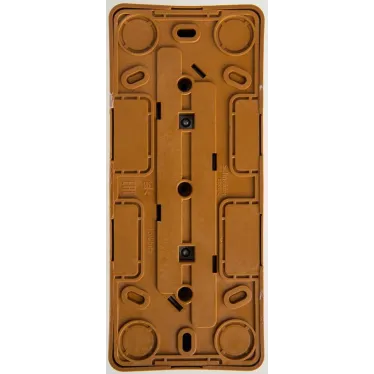 ЭТЮД Розетка тройная открытой установки без заземления без шторок 16А 250B,бук