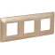 SKANDY Рамка 3-местная SK-F03Sa песочный IEK