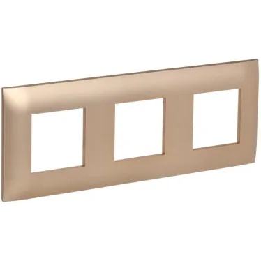 SKANDY Рамка 3-местная SK-F03Sa песочный IEK