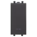 Avanti Кнопка модульная, , Черный матовый, 1 модуль