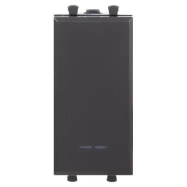 Avanti Кнопка модульная, , Черный матовый, 1 модуль