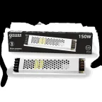 Блок питания для светодиодной ленты 150 Вт AC 190-240В Uвых 12В IP20 205х38х42мм ультратонкий Black Gauss