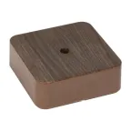 Коробка разветвительная KMP-030-030 (78х78х26) тёмное дерево PROxima