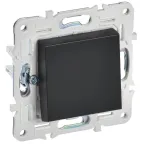 SKANDY Выключатель 1-клавишный кнопочный 10А SK-V14Bl черный IEK