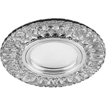 Светильник ИВО-50w 220в G5.3 хром/белый Feron