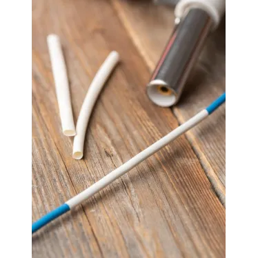 Трубка термоусаживаемая ТУТ нг 4/2 белая рулон PROxima