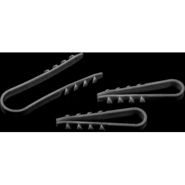 Дюбель-хомут 19-25мм нейлон черный (50 шт)