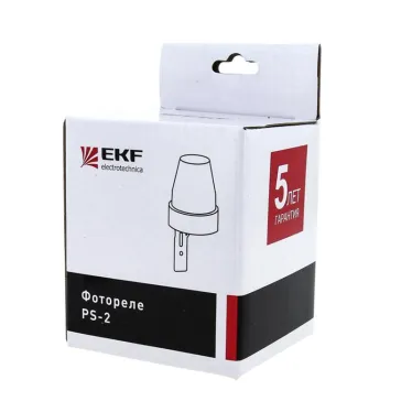 Фотореле PS-2 (ФР), 10А (2200Вт) IP44 Proxima