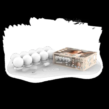 Светильник светодиодный 10 Вт 780 лм 2700-6500К AC 220В Белый IP20 50х45х50мм с пультом управления MAKEUP Gauss