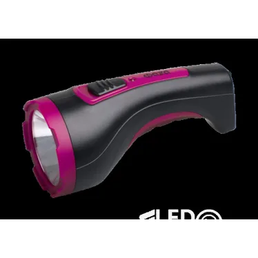 Фонарь светодиодный аккумуляторный AccuF2-L3W-bk (черн./руб..)