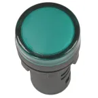 Лампа AD16DS LED матрица d16мм зеленый 36В AC/DC