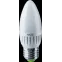 Лампа светодиодная LED 7вт E27 теплый матовая свеча