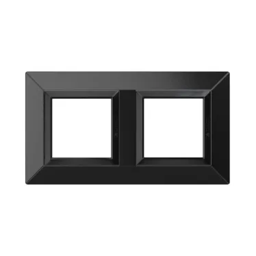 Рамка из металла, ''Avanti'', черная, 4 модуля
