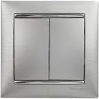 VALENA Рамка 1 пост матовый алюминий