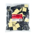 Площадка самоклеящаяся (25х25 мм) черная (100 шт)