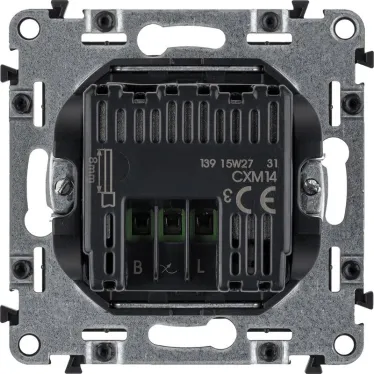 Valena ALLURE Светорегулятор кнопочный универсальный 400Вт без нейтрали С лицевой панелью Слоновая кость