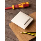 Валенсия выключатель 1-кл. 10А кремовый