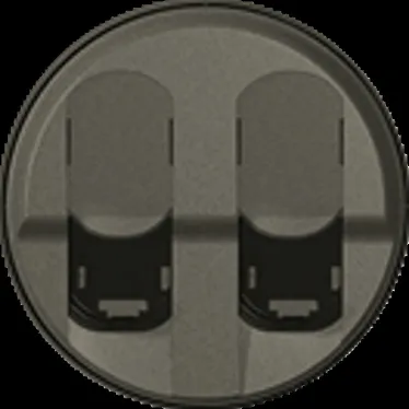 Celiane Лицевая панель розетки RJ45 2х067344/45 графит