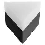 Светильник светодиодный ДПО-3вт 4000К 300Лм треугольник черный для светильников AL4020 36вт