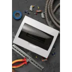 Щит распределительный встраиваемый ЩРв-П-12 IP40 пластиковый