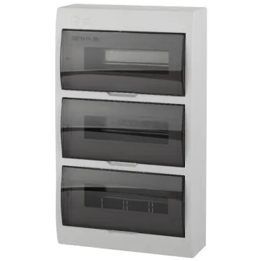 Бокс ЩРН-П-36 модулей навесн.пластик IP41 SIMPLE