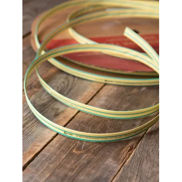 Трубка термоусаживаемая ТУТ нг 10/5 жел-зел рулон PROxima