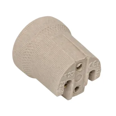 Патрон керамический E27 индивидуальный пакет