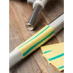 Трубка термоусаживаемая ТУТ нг 40/20 жел-зел рулон PROxima